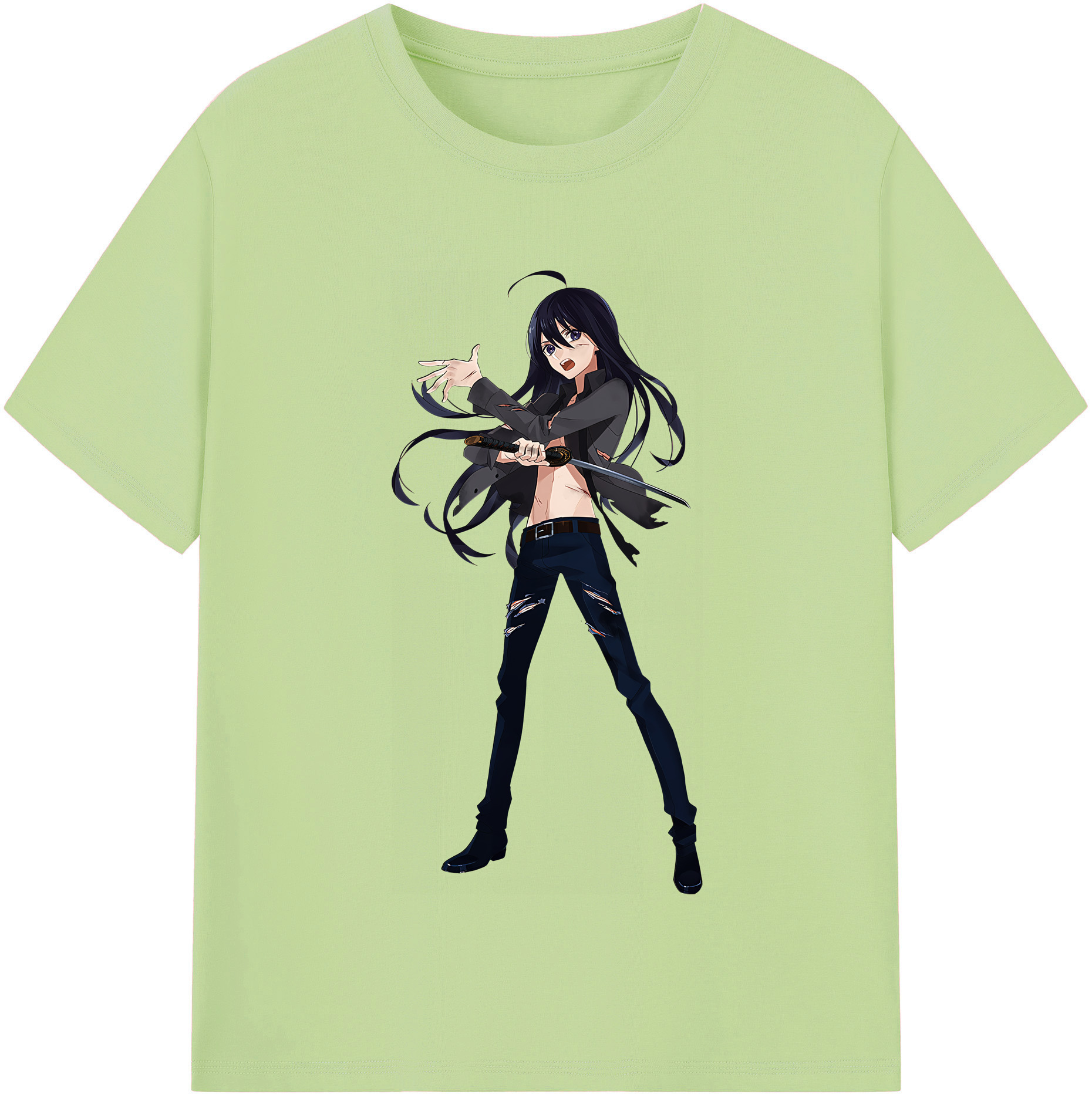 （画像用） 刀剣乱舞 Touken Ranbu 綿100％半袖Tシャツ（フロントプリント）